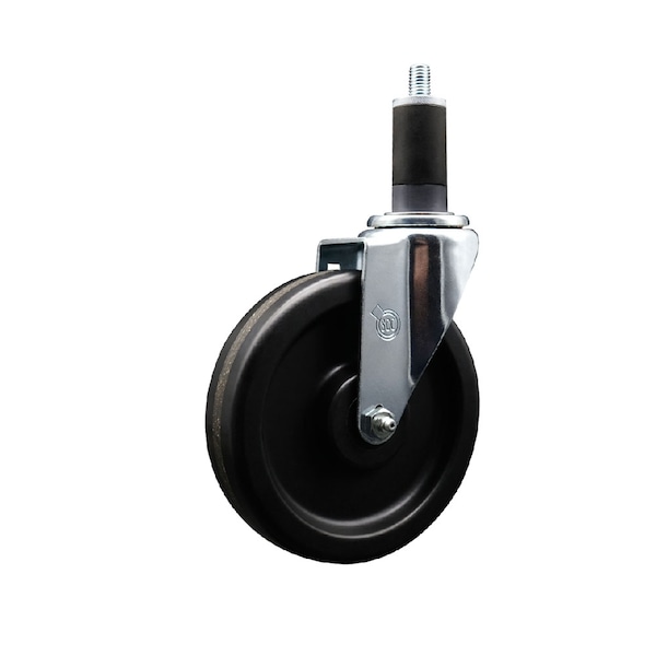 6'' Phenolic Wheel Swivel 1-1/4'' Expanding Stem Caster